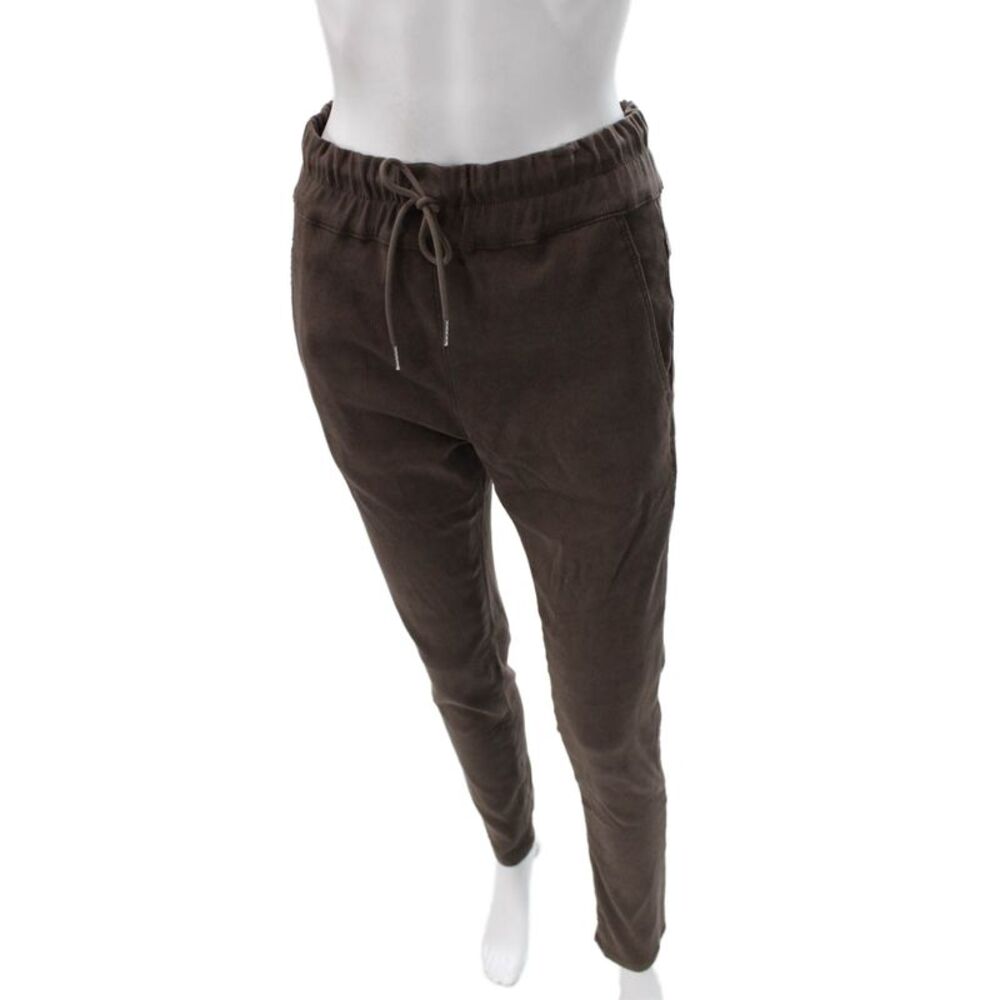 Flog Womens Jogger Pants Brown Cotton Drawstring Size 26